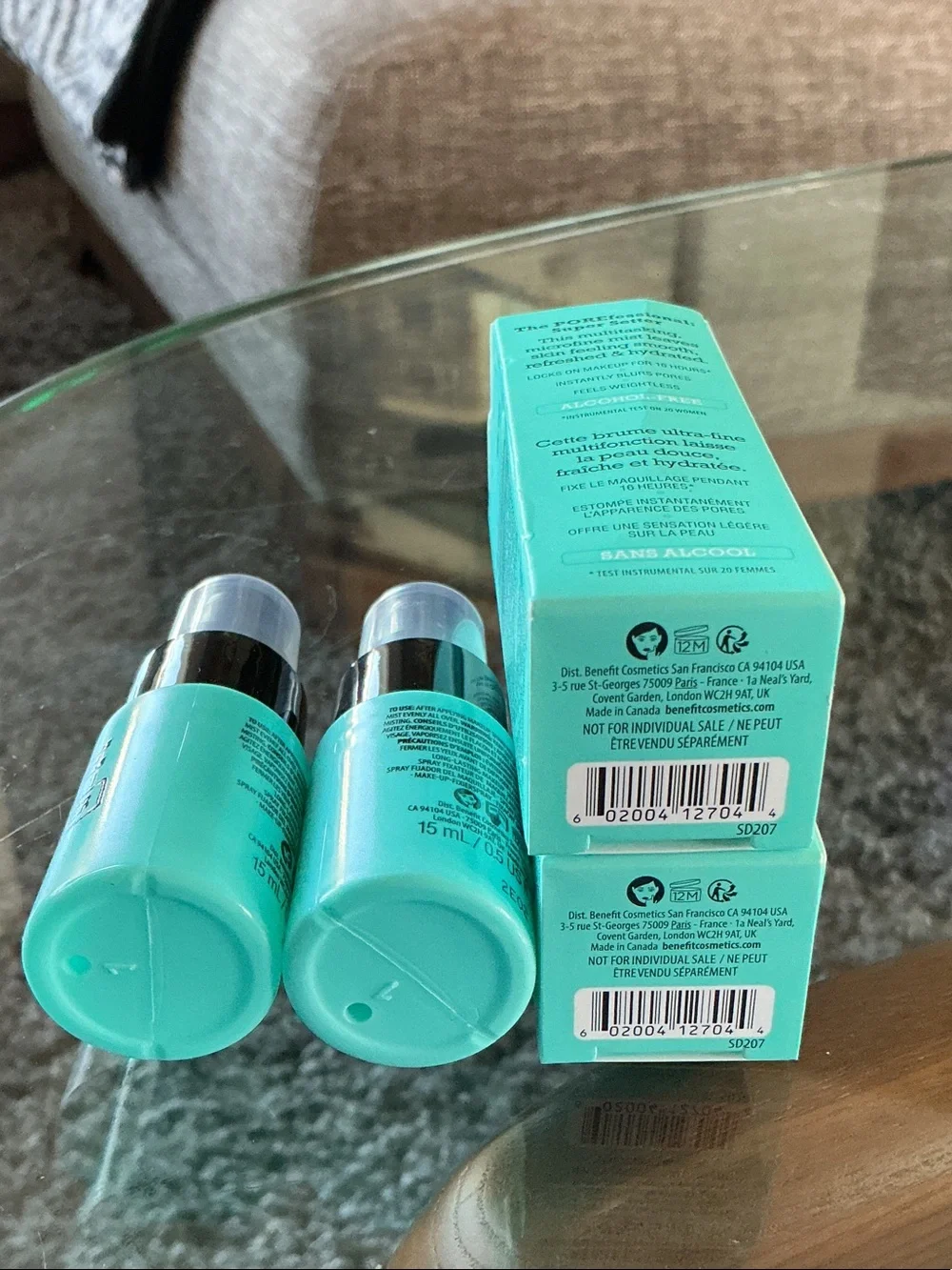 Benefit Mint Green The POREfessional Super Setter Mini Setting Sprays (2pk)
